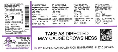 60760-699 (Diphenhydramine 60760 699 30)